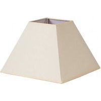 Lampenschirm pyramide mezzo e27 beige 35dx15dx25h stoff popeline von SENKO