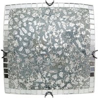 Senko - fabrilamp Quadratische Chrom-Deckenleuchte Tenor Mosaic Modell von SENKO