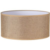 Jin m10 zylindrischer lampenschirm braun 50dx50dx25h cm gewebter jute-sack stoff von SENKO