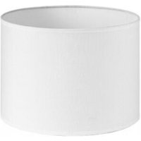 Zylindrischer Lampenschirm Dori E27 Weiß 25Dx25dx20h cm Popeline von SENKO
