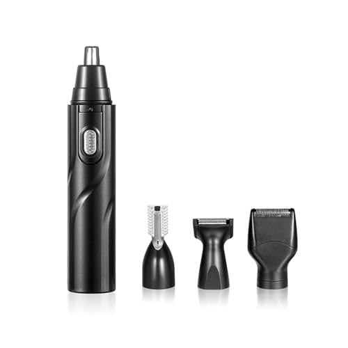 Nasenhaartrimmer, 4 in 1 USB Wiederaufladbar Nasenhaarschneider, Nasenhaarentferner für Männer und Frauen von SENLINLIN
