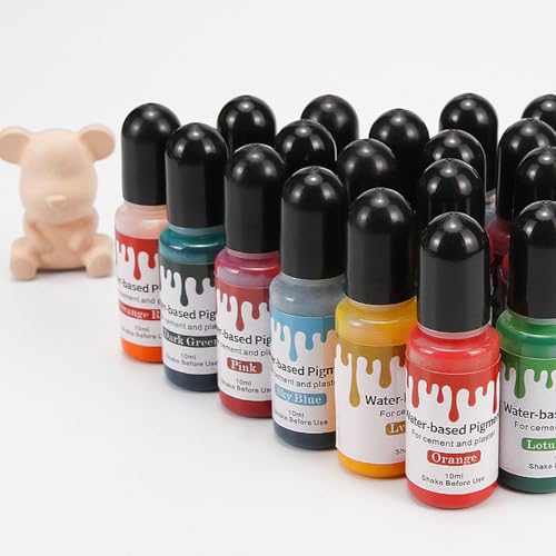 SENLINLIN Pigment auf Wasserbasis 24 Farben Farbpigmente für Gießpulver, Gips zum Gießen, Farbe Für Gießpulver SENLINLIN Pigment auf Wasserbasis 24 Farben Farbpigmente für Gießpulver, Gips zum Gießen, Farbe Für Gießpulver von SENLINLIN