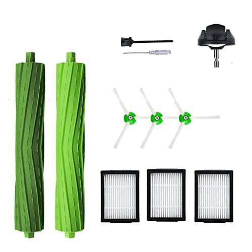 Ersatzteile Zubehör für iRobot Roomba i7 i6 i8 i3 i4 i1 e5 e6 I E Serie Staubsauger, inklusive 1 Packung Rollenbürste, Vorderlenkrad, 3 Pack Filter, Seitenbürste von SENNII