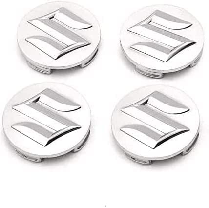 4 Stück Nabenkappen für Suzuki Swift SX4 54mm, Nabendeckel, Felgenkappen, Radnabenabdeckung, Felgendeckel, Staub/mit Logo von SENORI
