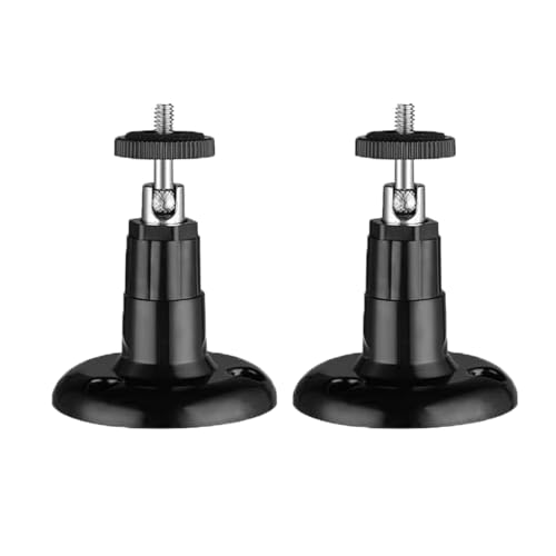 2 x Sicherheitskamera-Wandhalterung, Sicherheitskamera-Wandhalterung, verstellbare Sicherheitskamera-Halterungen für Außen- und Innenkamera (BK) von SENRISE