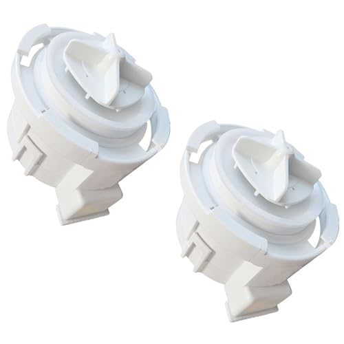 2 x Waschmaschinen-Ablaufpumpe, Ersatz für Waschmaschine, kompatibel mit WKGX201HBA/00, WKG101HWA, WKG101HVA, WM1455HWA/00, WKE100HWA von SENRISE