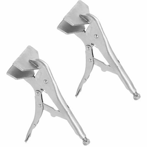 Blechklemme, 25,4 cm, für Schweißen, Verriegelungszange, robuste Schraubstock, Metallgriffwerkzeug, Karbonstahl zum Schweißen, Biegen, 2 Stück Blechklemme, 25,4 cm, für Schweißen, Verriegelungszange, robuste Schraubstock, Metallgriffwerkzeug, Karbonstahl zum Schweißen, Biegen, 2 Stück von SENRISE