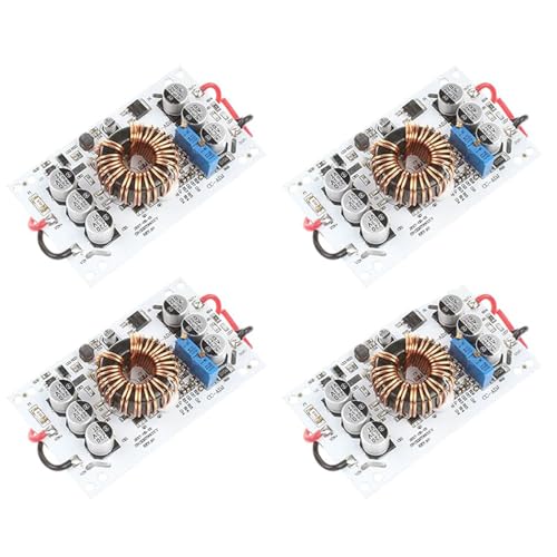 DC-DC-Boost-Konverter, 600 W DC 10 V-60 V Step-Up-Power-Modul, 10 A einstellbare Spannungsversorgungswandler, Step-Up-Netzteilmodul, 4 Stück DC-DC-Boost-Konverter, 600 W DC 10 V-60 V Step-Up-Power-Modul, 10 A einstellbare Spannungsversorgungswandler, Step-Up-Netzteilmodul, 4 Stück von SENRISE