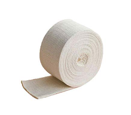 Elastisches Schlauchband, SENRISE Klebeband aus Baumwolle Sport Tape, weiße, kohäsive atmungsaktive Bandage für Handgelenk Gelenk Unterstützung (1 Stück), weiß von SENRISE