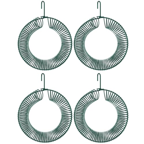 Erdnusskranz-Futterspender zum Aufhängen, ganze Erdnusskranz, Vogelfutterspender mit Haken zum Aufhängen, rund, Metall, zum Aufhängen, mit Haken zum Aufhängen, großes Fassungsvermögen, Wild für Garten Erdnusskranz-Futterspender zum Aufhängen, ganze Erdnusskranz, Vogelfutterspender mit Haken zum Aufhängen, rund, Metall, zum Aufhängen, mit Haken zum Aufhängen, großes Fassungsvermögen, Wild für Garten von SENRISE