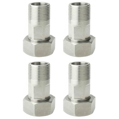 Messing-Rohrverschraubung, 25 mm Außendurchmesser, 32 mm Innendurchmesser, Rohrverschraubung, Gewindeanschluss, Wasserzähler-Kupplung für Wasserzähler-Kupplung, Ersatz und Reparatur, 4 Stück Messing-Rohrverschraubung, 25 mm Außendurchmesser, 32 mm Innendurchmesser, Rohrverschraubung, Gewindeanschluss, Wasserzähler-Kupplung für Wasserzähler-Kupplung, Ersatz und Reparatur, 4 Stück von SENRISE