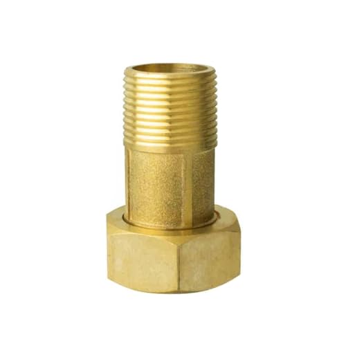Messingrohrverschraubung, 32 mm Außendurchmesser, 58 mm Innendurchmesser, Rohrverschraubung, Gewindeanschluss, Wasserzählerkupplung für Wasserzähler-Kupplung, Ersatz und Reparatur von SENRISE