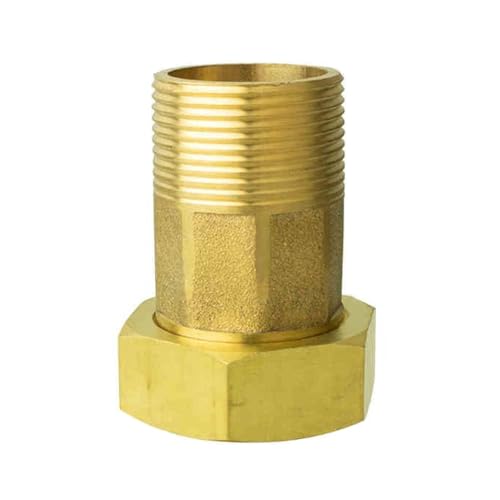 Messingrohrverschraubung, 40 mm Außendurchmesser, 58 mm Innendurchmesser, Rohrverschraubung, Gewindeanschluss, Wasserzählerkupplung für Wasserzähler-Kupplung, Ersatz und Reparatur Messingrohrverschraubung, 40 mm Außendurchmesser, 58 mm Innendurchmesser, Rohrverschraubung, Gewindeanschluss, Wasserzählerkupplung für Wasserzähler-Kupplung, Ersatz und Reparatur von SENRISE