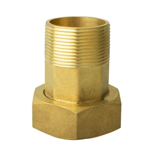 Messingrohrverschraubung, 46 mm Außendurchmesser, 58 mm Innendurchmesser, Rohrverschraubung, Gewindeanschluss, Wasserzählerkupplung für Wasserzähler-Kupplung, Ersatz und Reparatur Messingrohrverschraubung, 46 mm Außendurchmesser, 58 mm Innendurchmesser, Rohrverschraubung, Gewindeanschluss, Wasserzählerkupplung für Wasserzähler-Kupplung, Ersatz und Reparatur von SENRISE