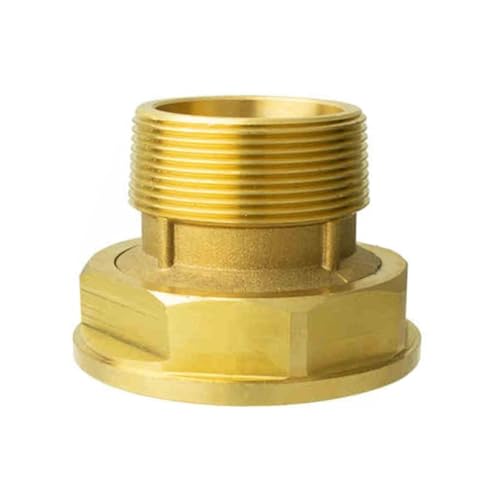 Messingrohrverschraubung, 58 mm Außendurchmesser, 73 mm Innendurchmesser, Rohrverschraubung, Gewindeanschluss, Wasserzählerkupplung für Wasserzähler-Kupplung, Ersatz und Reparatur von SENRISE