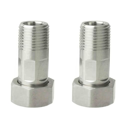 Rohrverschraubung, 20 mm Außendurchmesser, 25 mm Innendurchmesser, Rohrverschraubung, Gewindeanschluss, Wasserzählerkupplung für Wasserzähler-Kupplung, Ersatz und Reparatur, 2 Stück Rohrverschraubung, 20 mm Außendurchmesser, 25 mm Innendurchmesser, Rohrverschraubung, Gewindeanschluss, Wasserzählerkupplung für Wasserzähler-Kupplung, Ersatz und Reparatur, 2 Stück von SENRISE