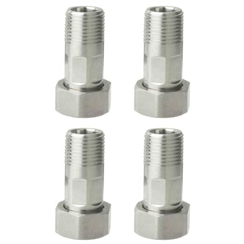 Rohrverschraubung, 20 mm Außendurchmesser, 25 mm Innendurchmesser, Rohrverschraubung, Gewindeanschluss, Wasserzählerkupplung für Wasserzähler-Kupplung, Ersatz und Reparatur, 4 Stück Rohrverschraubung, 20 mm Außendurchmesser, 25 mm Innendurchmesser, Rohrverschraubung, Gewindeanschluss, Wasserzählerkupplung für Wasserzähler-Kupplung, Ersatz und Reparatur, 4 Stück von SENRISE