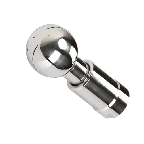 Rotierende Sprühkugel aus Edelstahl, weibliche Edelstahl-Reinigungskugel mit 360°-Sprühabdeckung für Tankreinigung oder Fässer (DN32 1-1/10.2 cm) von SENRISE