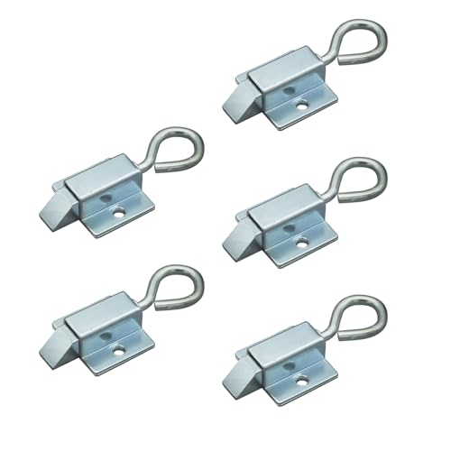SENRISE Federbounce Lock, automatische Federverriegelung, Eisen, verzinkter Zugring, Türriegel für Tor, Fenster, Verteilerschrank, Verriegelungsriegel, 5 Stück SENRISE Federbounce Lock, automatische Federverriegelung, Eisen, verzinkter Zugring, Türriegel für Tor, Fenster, Verteilerschrank, Verriegelungsriegel, 5 Stück von SENRISE