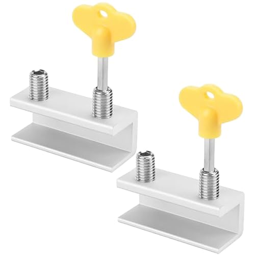 Schiebefensterschlösser, verstellbar, Diebstahlschutz, Aluminiumlegierung, Türrahmen, Sicherheitsschloss mit Schlüssel für Zuhause und Büro, lang, 2 Stück Schiebefensterschlösser, verstellbar, Diebstahlschutz, Aluminiumlegierung, Türrahmen, Sicherheitsschloss mit Schlüssel für Zuhause und Büro, lang, 2 Stück von SENRISE