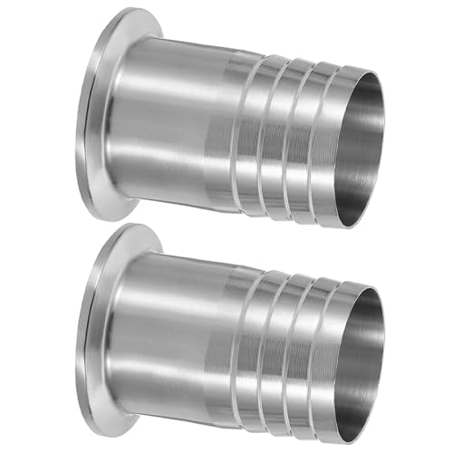 Schlauchklemmen-Adapter, 38 mm, Außen-Sanitärschlauch, Rohrverschraubung, Edelstahl-Schnellspanner-Schlauchverbinder, Schlauchadapter für Sanitärschlauch, 2 Stück Schlauchklemmen-Adapter, 38 mm, Außen-Sanitärschlauch, Rohrverschraubung, Edelstahl-Schnellspanner-Schlauchverbinder, Schlauchadapter für Sanitärschlauch, 2 Stück von SENRISE