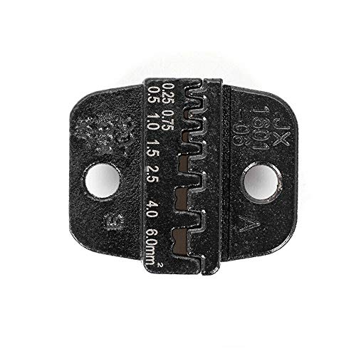 Backenform 24–10 AWG 0,25–6,0 mm² Crimpbacke, isoliert, blanke Klemmbacke für Crimpzangen von SENRISE