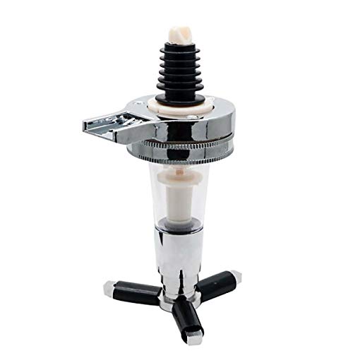 Solo Bar Optischer Spirituosen-Messgerät für Pub, Getränke, Spirituosen, Cocktail, Bar-Werkzeug 25 ml, 30 ml oder 45 ml Likörspender, silber, 30ml von SENRISE