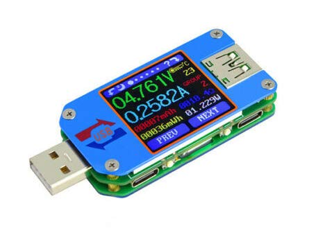SENRISE USB-Tester UM24C / UM25C / UM34C Multimeter Spannungsprüfer Strom mit Bluetooth Farbdisplay LCD Tester Multifunktionstester von SENRISE