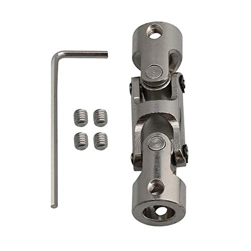 Universal-Gelenkkupplung, 4-10 mm, U-Gelenk, 3-fach Lenkwelle, für Boot, Auto, Ersatzteile, Zubehör DIY, silber Universal-Gelenkkupplung, 4-10 mm, U-Gelenk, 3-fach Lenkwelle, für Boot, Auto, Ersatzteile, Zubehör DIY, silber von SENRISE