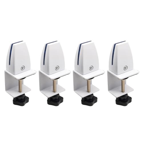 Verstellbare Trennklemmen, 5–40 mm Klemmbasis, 4–20 mm Spannbereich, Niesschutz-Stützklemmen für Büro-Schreibtischplatten, Schreibtisch-Privatspaneel (WT) von SENRISE
