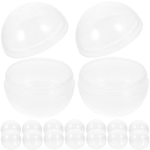 100pcs Small Round Capsules Clear Containers Empty Fillable Capsules Twisted Balls for Gumball Vending Machines Surprise Gift 28mm 100pcs Small Round Capsules Clear Containers Empty Fillable Capsules Twisted Balls for Gumball Vending Machines Surprise Gift 28mm von SENRN