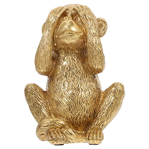 Monkey Statue Three Monkeys Three Monkeys Speak See and Hear No Evil Monkey Figurines 3 Ape Feng Shui Sculptures Collection Gifts Monkey Statue Three Monkeys Three Monkeys Speak See and Hear No Evil Monkey Figurines 3 Ape Feng Shui Sculptures Collection Gifts von SENRN