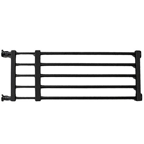 Retractable Baby Gate - Retractable Dog Gate for Stairs | Pet Gate with Door Walk Through Easy Step NO Need Tools NO Drilling, Adjust Size (Black) von SENRN
