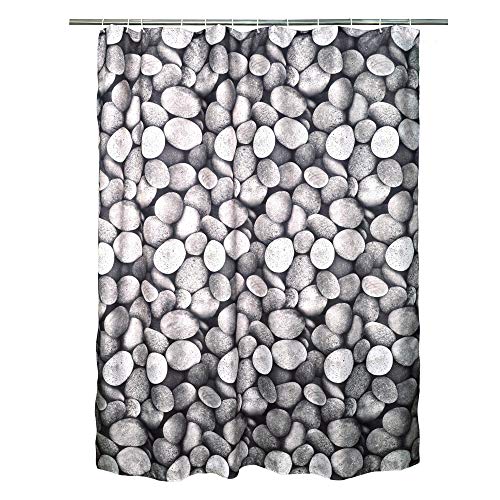SENSEA - Textil-Duschvorhang - Waschbar Badvorhang - Wasserdicht Schimmelresistent -Kiesel- Grau - B.180 x H.200 cm SENSEA - Textil-Duschvorhang - Waschbar Badvorhang - Wasserdicht Schimmelresistent -Kiesel- Grau - B.180 x H.200 cm von SENSEA