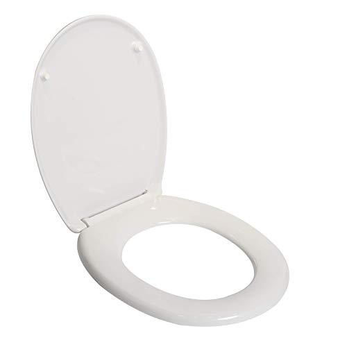 SENSEA - Toilettensitz SPARTA - Soft Close - Oval - Kunststoff Duroplast - Farbe weiß n°0 - Glänzende Ausführung von SENSEA