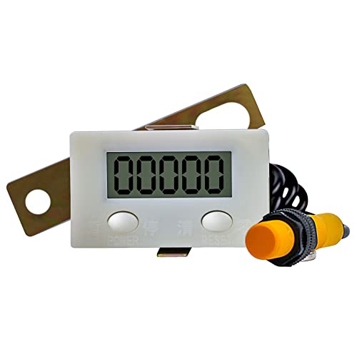 DIGITEN Punch Digital Zähler, 5-stelliger Zähler Totalizer mit magnetischem Induktionsschalter, elektronischer Tally-Zähler 0–9999 Digit Forward Digital Zähler, LCD Gauge Vorwärts Menschen Türzähler DIGITEN Punch Digital Zähler, 5-stelliger Zähler Totalizer mit magnetischem Induktionsschalter, elektronischer Tally-Zähler 0–9999 Digit Forward Digital Zähler, LCD Gauge Vorwärts Menschen Türzähler von SENSTREE