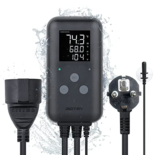 Digitaler Temperaturregler Wasserdichter Panel-Thermostat für Gewächshaus, Aquarium, Inkubator, Terrarium, Thermostatsteckdosen unterstützen Heizung und Kühlung 15A Digitaler Temperaturregler Wasserdichter Panel-Thermostat für Gewächshaus, Aquarium, Inkubator, Terrarium, Thermostatsteckdosen unterstützen Heizung und Kühlung 15A von SENSTREE