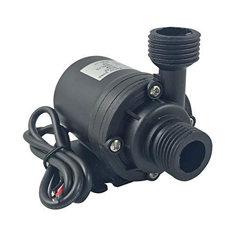 SENSTREE Brushless Zentrifugal Tauchwasserpumpe 800L/H 210GPH 5M/1.7ft für Brunnen Pool Solar Zirkulationssystem Wasserzirkulationssystem (DC 12V + 3/4 Zoll Außengewinde) von SENSTREE