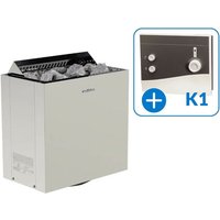 Ofen viking e mit Steuerung K1 oder K2 Leistung 6.0 kW, Saunasteuerung K1 - Sentiotec von SENTIOTEC