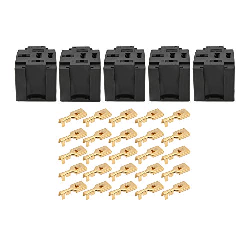 SENZEAL 5 Pin Relaisbuchse Harness Set 12V Automobilelektronik Programm Relais Sockel Schwarz SENZEAL 5 Pin Relaisbuchse Harness Set 12V Automobilelektronik Programm Relais Sockel Schwarz von SENZEAL