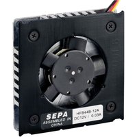 Sepa - HFB44B12A-006 Chipkühler 12 v/dc (l x b x h) 7.50 x 44 x 44 mm von SEPA