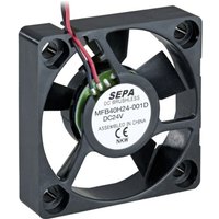 Sepa - MFB40H24-001D Axiallüfter 24 v/dc 11.28 m³/h (l x b x h) 40 x 40 x 10 mm von SEPA