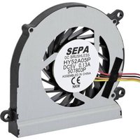 SEPA HY52A05PSE25AP00 Axiallüfter 5 V/DC 4.5 m³/h (L x B x H) 52 x 52 x 8mm von SEPA