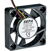 SEPA LF40J12SE22 Axiallüfter 12 V/DC 8.3 m³/h (L x B x H) 40 x 40 x 10mm von SEPA