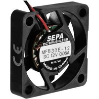 SEPA MFB30E12 Axiallüfter 12 V/DC 4.0 m³/h (L x B x H) 30 x 30 x 6.5mm von SEPA