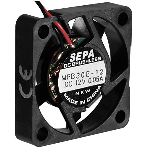 SEPA MFB30E12 Axiallüfter 12V/DC 4.0m³/h (LxBxH) 30x30x6.5mm von SEPA