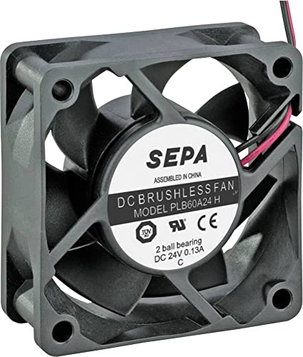 SEPA PLB60A24SE16A Axiallüfter 24 V/DC 36.7 m³/h (L x B x H) 60 x 60 x 25 mm von SEPA