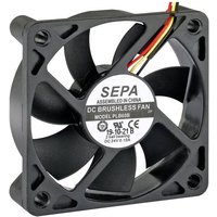 SEPA PLB60B05FSE35A Axiallüfter 5 V/DC 27.6 m³/h (L x B x H) 60 x 60 x 15mm von SEPA