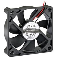 SEPA PLB60B24SE30A Axiallüfter 24 V/DC 27.6 m³/h (L x B x H) 60 x 60 x 15mm von SEPA