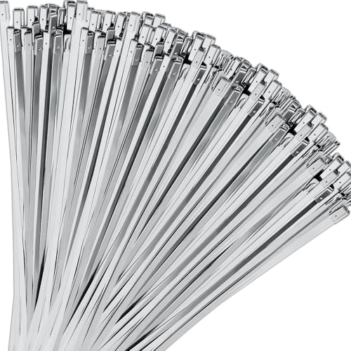 SEPGLITTER Edelstahl Kabelbinder, 180 Stück Kabelbinder Metall Rostfrei Selbstsichernde Kabelbinder Edelstahl Selbstsichernde Metallkabelbinder für Kabelmanagement Hitzeschutzband Auspuffrohre SEPGLITTER Edelstahl Kabelbinder, 180 Stück Kabelbinder Metall Rostfrei Selbstsichernde Kabelbinder Edelstahl Selbstsichernde Metallkabelbinder für Kabelmanagement Hitzeschutzband Auspuffrohre von SEPGLITTER